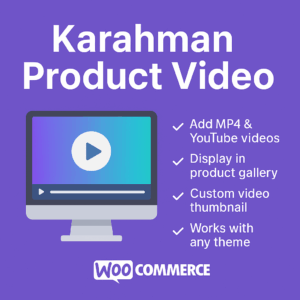 add videos to products , WooCommerce plugin, wordpress